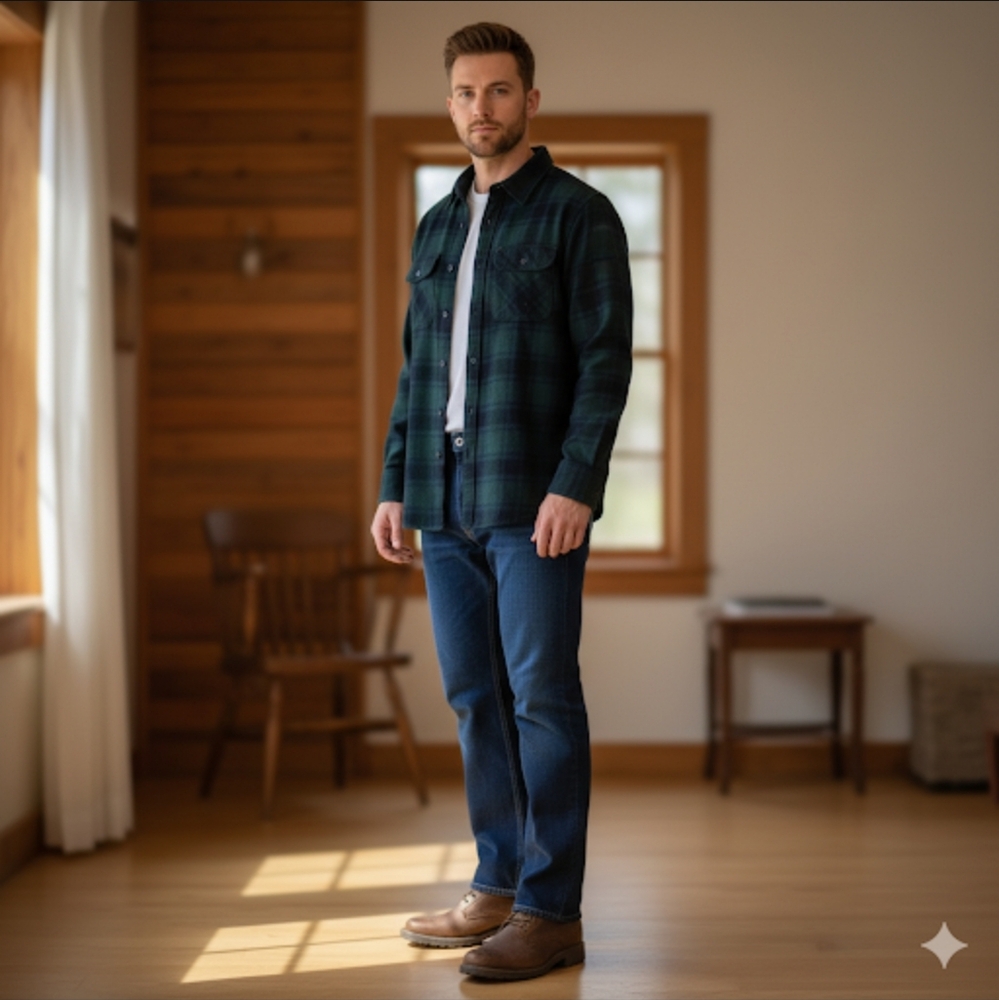 Levi's Deep Blue Relaxed Straight Leg Jeans